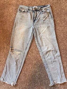 Pistola Light Blue Presley High Rise Relaxed Roller